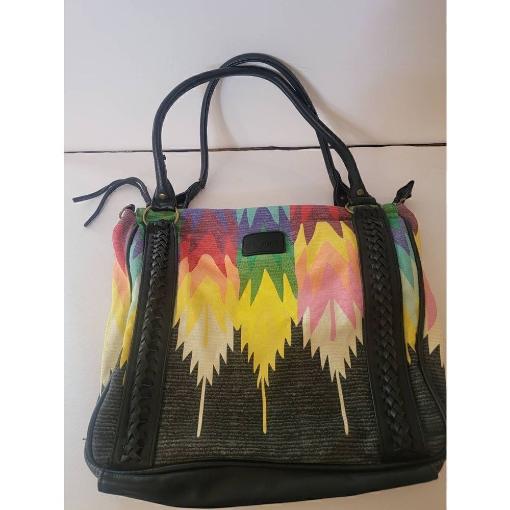 Element multicolored tote bag
